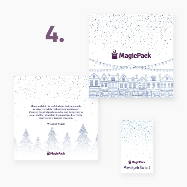 Kartka świąteczna z życzeniami, wersja 4