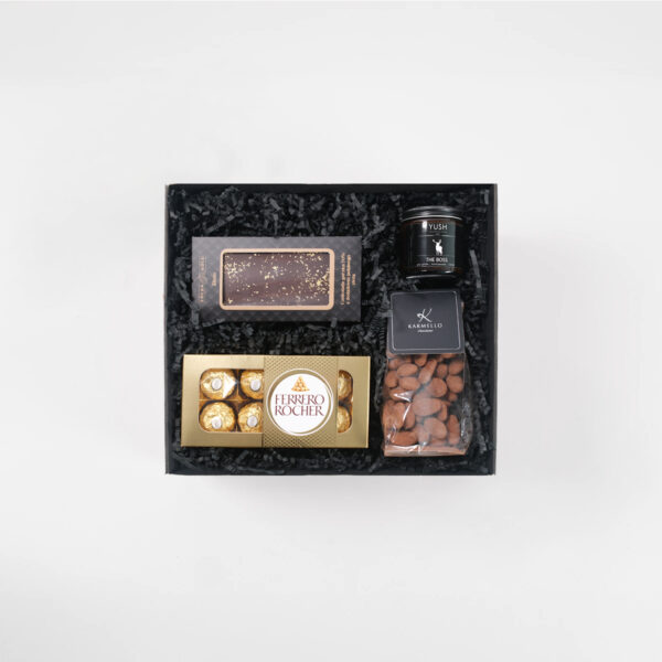 Zestaw słodkości w eleganckim opakowaniu